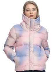 Ragwear Kurtka pikowana w kolorze różowo-błękitnym rozmiar: M. Niebieskie kurtki Ragwear, m, bez wzorów, bez kaptura. Za 267.92 zł.