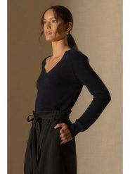 Perfect Cashmere Kaszmirowy sweter "Penelope" w kolorze granatowym rozmiar: XXL. Niebieskie swetry Perfect Cashmere, xxl, bez wzorów, z kaszmiru, bez ramiączek. Za 422.95 zł.