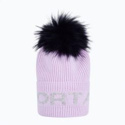 Czapka zimowa damska Sportalm 1829818716. Czerwone czapki zimowe Sportalm, bez wzorów, z futra, eleganckie. Za 429.99 zł.