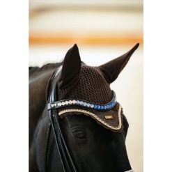 Krótki kapelusz dla koni Equestrian Stockholm. Brązowe kapelusze EQUESTRIAN STOCKHOLM, bez wzorów, eleganckie. Za 303.00 zł.