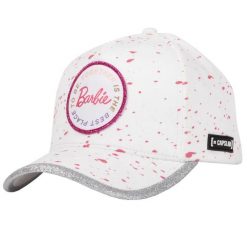 Czapka z daszkiem Capslab Barbie Logo White/Pink - CL/BA1/2/CB/BAR2. Białe czapki z daszkiem CapsLab, bez wzorów, sportowe. Za 109.00 zł.
