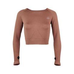 Longsleeve fitness damski Beshaped Femme Force bezszwowy. Czerwone biustonosze BESHAPED, bez wzorów, z nylonu. Za 189.00 zł.