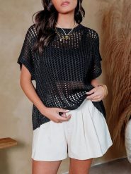 Milan Kiss Sweter w kolorze czarnym rozmiar: L. Czarne swetry Milan Kiss, l, bez wzorów, bez ramiączek. Za 109.95 zł.