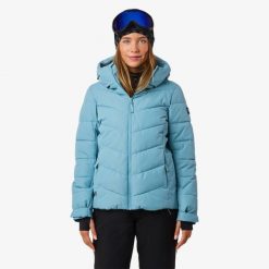 Kurtka narciarska damska Swedemount Cervinia Puffer Ski Jacket wodoodporna. Zielone kurtki narciarskie SWEDEMOUNT, na zimę, xl, bez wzorów, z materiału, z kapturem, narciarskie. Za 349.99 zł.