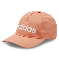 Czapka z daszkiem adidas. Pomarańczowe czapki z daszkiem adidas, bez wzorów. Za 39.99 zł.