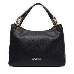 Torebka LOVE MOSCHINO. Czarne shopper bag Love Moschino, bez wzorów, bez dodatków. Za 1,009.00 zł.