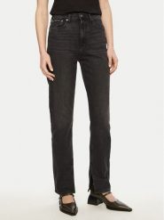 Calvin Klein Jeans Jeansy Authentic J20J225013 Czarny Straight Fit. Czarne jeansy Calvin Klein Jeans, bez wzorów, z bawełny. Za 249.99 zł.