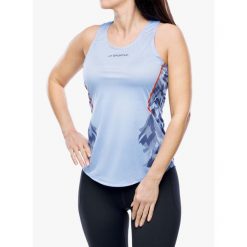 Top damski La Sportiva Pacer Tank. Niebieskie topy sportowe La Sportiva, bez wzorów. Za 177.99 zł.