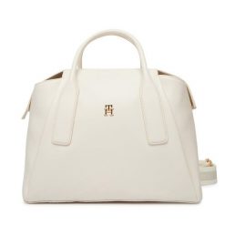 Torebka Tommy Hilfiger. Białe torebki klasyczne Tommy Hilfiger, bez wzorów, klasyczne, bez dodatków. Za 649.99 zł.
