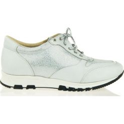 Sneakersy skórzane (38). Szare buty sportowe lifestyle J. Wolski, bez wzorów, ze skóry, młodzieżowe, bez zapięcia. Za 139.50 zł.