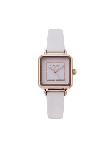 U.S. Polo Assn. Zegarek Gabrielle USP8296WH Biały. Białe, analogowe zegarki U.S. Polo Assn. Za 360.99 zł.
