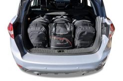 Torby Do Bagażnika Ford Kuga 2008-2012 4Szt Kjust. Czarne torby podróżne KJUST, bez wzorów, z kauczuku. Za 1,226.00 zł.