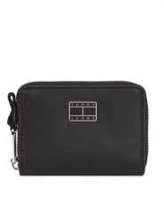 Tommy Jeans Mały Portfel Damski Tjw City-Wide Small Za AW0AW15940 Czarny. Czarne portfele Tommy Jeans, bez wzorów, z jeansu. Za 109.99 zł.