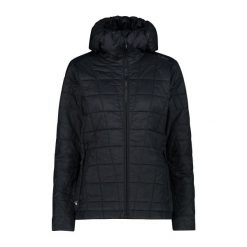 Damska kurtka z kapturem CMP Unlimitech. Brązowe kurtki CMP, bez wzorów, z puchu, sportowe, z kapturem. Za 506.75 zł.