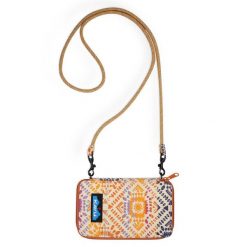 Portfel Kavu Go Time - trail chic. Brązowe portfele KAVU, bez wzorów. Za 130.99 zł.