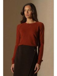 Perfect Cashmere Kaszmirowy sweter "Wilma" w kolorze jasnobrązowym rozmiar: M. Brązowe swetry Perfect Cashmere, m, bez wzorów, z kaszmiru, bez ramiączek. Za 347.99 zł.