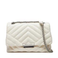 Torebka Armani Exchange. Białe kopertówki Armani Exchange, bez wzorów, bez dodatków. Za 559.99 zł.