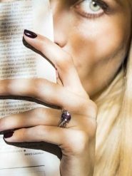 CARATELLI Złoty pierścionek "Ballarat" z diamentami rozmiar: 56. Różowe pierścionki CARATELLI, z ametystem, złote. Za 1,861.99 zł.