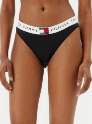 Tommy Hilfiger Figi klasyczne UW0UW06038 Czarny. Czarne figi Tommy Hilfiger, bez wzorów, z bawełny. Za 79.99 zł.