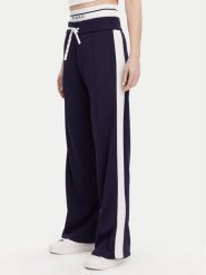 PINKO Spodnie dresowe Marsicano 104888 A2FQ Granatowy Regular Fit. Niebieskie spodnie dresowe Pinko, bez wzorów, z dresówki. Za 939.99 zł.