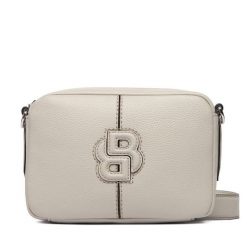 Torebka BOSS. Szare listonoszki Boss, bez wzorów, bez dodatków. Za 699.99 zł.