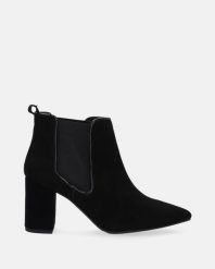 ELEGANCKIE BOTKI Z ZAMSZU 447 121411 CA NE. Botki Venezia, bez wzorów, ze skóry, eleganckie, bez obcasa, bez zapięcia. Za 249.00 zł.