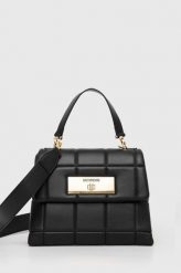 Love Moschino torebka kolor czarny. Czarne listonoszki Love Moschino, bez wzorów, na ramię, pikowane, bez dodatków. Za 989.99 zł.