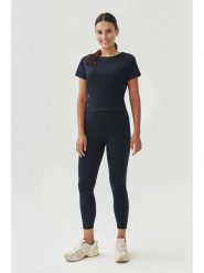 TATUUM Legginsy w kolorze granatowym rozmiar: L. Niebieskie legginsy Tatuum, bez wzorów. Za 71.95 zł.