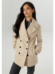 Aniston Kurtka przejściowa w kolorze beżowym rozmiar: 42. Brązowe kurtki Aniston, bez wzorów, bez kaptura. Za 152.99 zł.