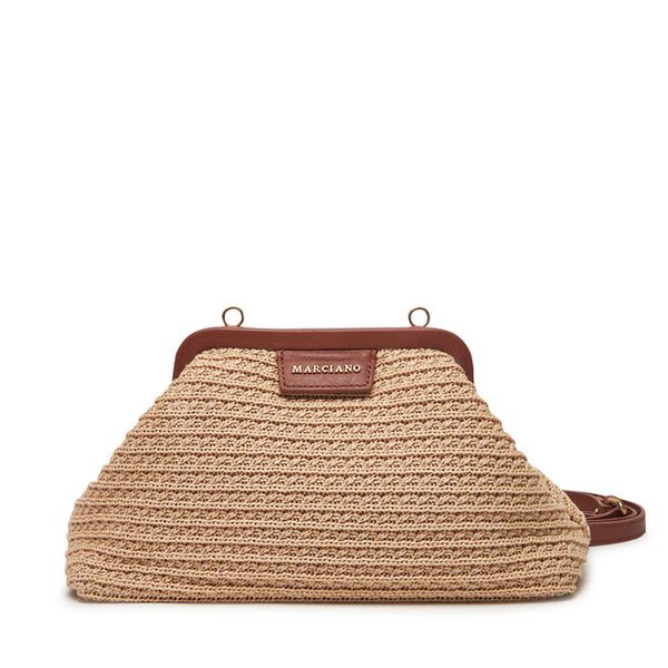 Torebka Guess. Zielone listonoszki Guess, z aplikacjami, klasyczne, bez dodatków. Za 319.99 zł.