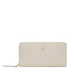 Duży Portfel Damski Tommy Hilfiger. Portfele Tommy Hilfiger, bez wzorów. Za 229.99 zł.