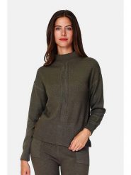 William de Faye Sweter w kolorze khaki rozmiar: 38. Brązowe swetry William de Faye, bez wzorów, z kaszmiru, klasyczne, bez ramiączek. Za 131.74 zł.