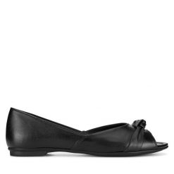 Baleriny Lasocki. Czarne baleriny Lasocki, bez wzorów, bez obcasa, bez zapięcia. Za 119.99 zł.