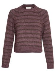 MOSS COPENHAGEN Sweter "Ardella" w kolorze fioletowym rozmiar: L/XL. Różowe swetry Moss Copenhagen, l, bez wzorów, bez ramiączek. Za 198.10 zł.