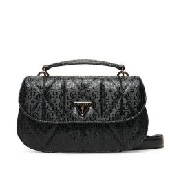 Torebka Guess. Czarne torebki klasyczne Guess, z aplikacjami, klasyczne, bez dodatków. Za 349.99 zł.