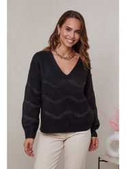 Soft Cashmere Sweter w kolorze czarnym rozmiar: 38/40. Czarne swetry Soft Cashmere, bez wzorów, z kaszmiru, klasyczne, bez ramiączek. Za 116.61 zł.