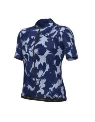 Koszulka rowerowa damska Alé Cycling Solid Flower. Niebieskie t-shirty sportowe ALÉ CYCLING, m, bez wzorów, z elastanu, bez ramiączek, na fitness i siłownię. Za 390.99 zł.