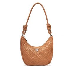Torebka Guess. Brązowe torebki klasyczne Guess, z aplikacjami, klasyczne, bez dodatków. Za 399.99 zł.