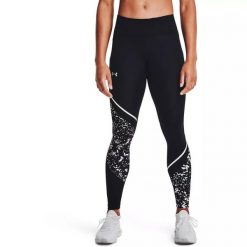 Legginsy damskie Under Armour Fly Fast 2.0 Print Tight. Czarne bielizna termoaktywna damska Under Armour, bez wzorów. Za 169.99 zł.