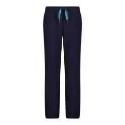 Spodnie damskie turystyczne CMP 35D7506. Niebieskie spodnie materiałowe CMP, bez wzorów, sportowe. Za 241.50 zł.