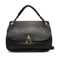 Torebka Patrizia Pepe. Czarne torebki klasyczne Patrizia Pepe, bez wzorów, klasyczne, bez dodatków. Za 1,999.00 zł.