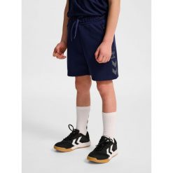 Szorty dla dzieci Hummel Cima 2.0. Niebieskie szorty Hummel, bez wzorów, z materiału, sportowe. Za 177.50 zł.