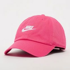 Czapka z daszkiem Nike Club Futura Wash Pink/Sail - FB5368-629. Czerwone czapki z daszkiem Nike, bez wzorów. Za 113.85 zł.