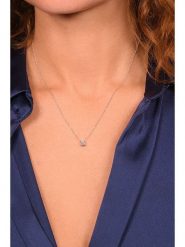 ATELIER DU DIAMANT Złoty naszyjnik "Brillant d'amour" z diamentem - dł. 42 cm rozmiar: onesize. Szare naszyjniki ATELIER DU DIAMANT, z materiału, z diamentem, złote. Za 4,610.99 zł.