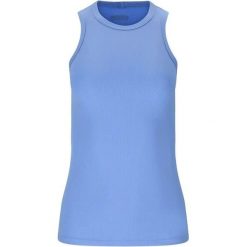 Damski tank top Athlecia Meyers. Niebieskie topy sportowe Athlecia, bez wzorów, na fitness i siłownię. Za 163.50 zł.