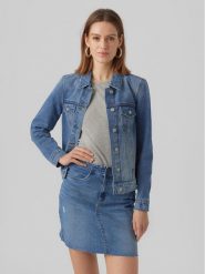 Vero Moda Kurtka jeansowa Zorica 10279789 Niebieski Regular Fit. Niebieskie kurtki Vero Moda, s, bez wzorów, z bawełny, bez kaptura. Za 129.99 zł.