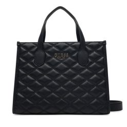 Torebka Guess. Czarne torebki klasyczne Guess, z aplikacjami, klasyczne, bez dodatków. Za 349.99 zł.