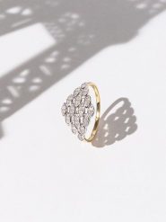 DIAMOND & CO Złoty pierścionek "Kudat" z diamentami rozmiar: 60. Żółte pierścionki Diamond & Co, z diamentem, złote. Za 939.82 zł.