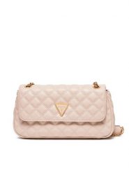Guess Torebka HWQA87 48210 Beżowy. Brązowe torebki klasyczne Guess, z aplikacjami, ze skóry, bez dodatków. Za 369.99 zł.