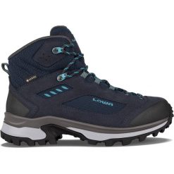 Buty trekkingowe damskie Lowa 2217376967. Niebieskie trekkingi Lowa, bez wzorów, z materiału, za kostkę, bez zapięcia. Za 1,163.00 zł.